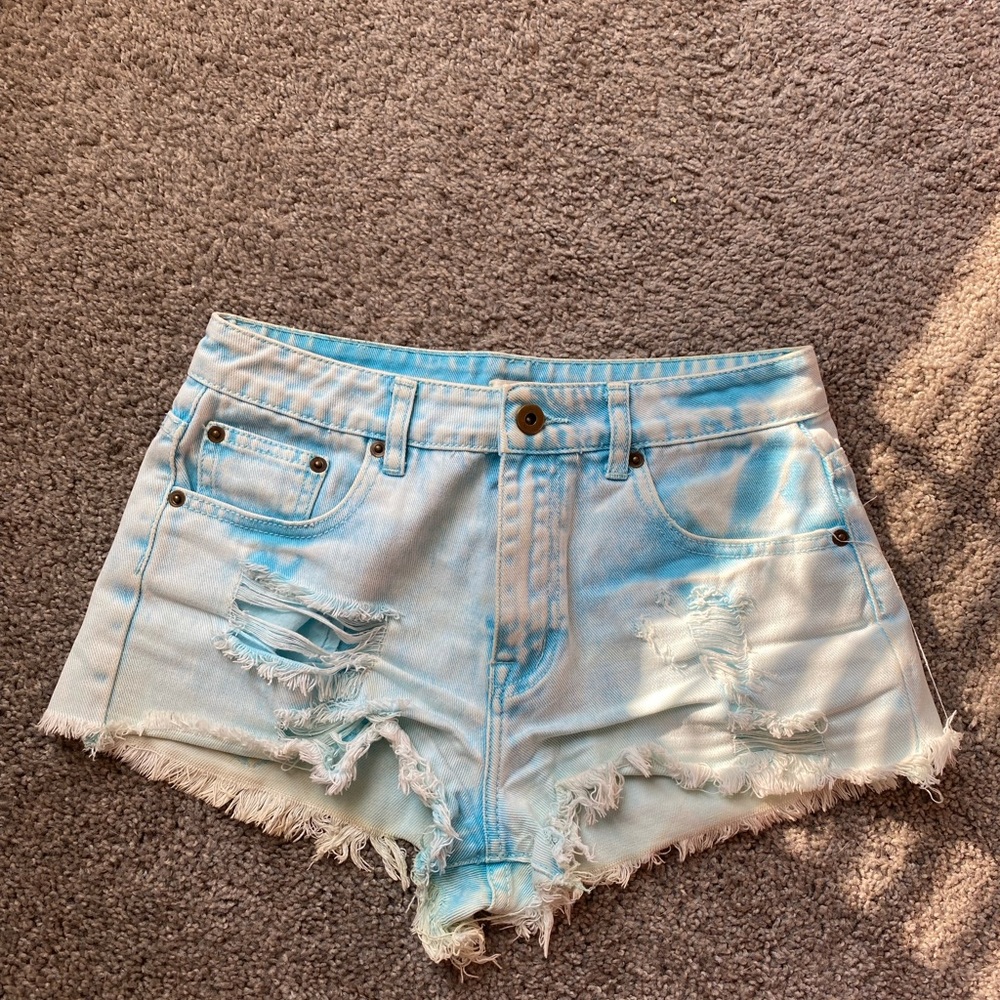 Light Blue Jean Shorts
